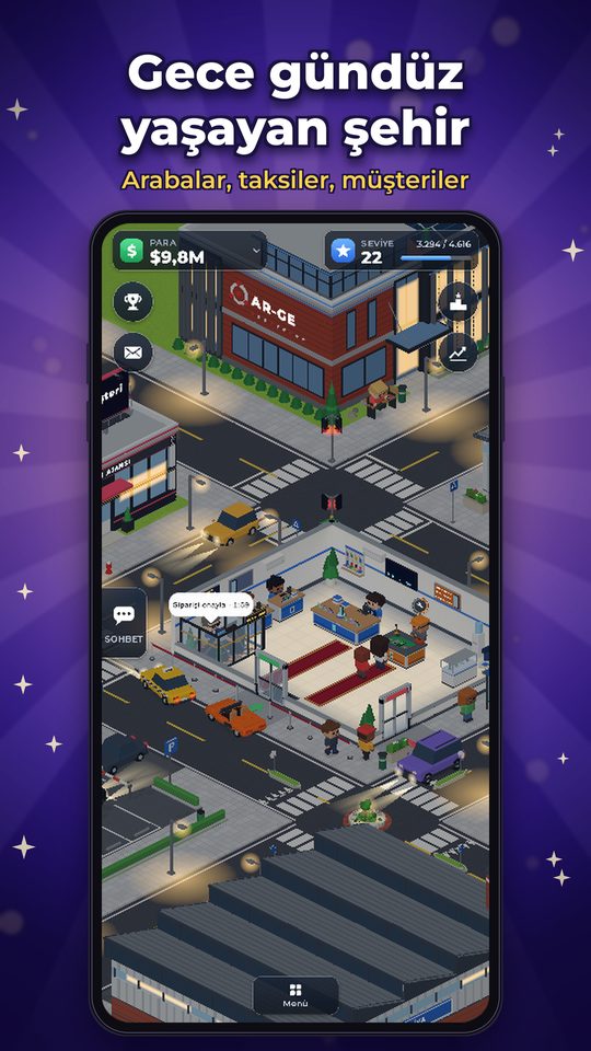 Telefon dükkânı, akşam